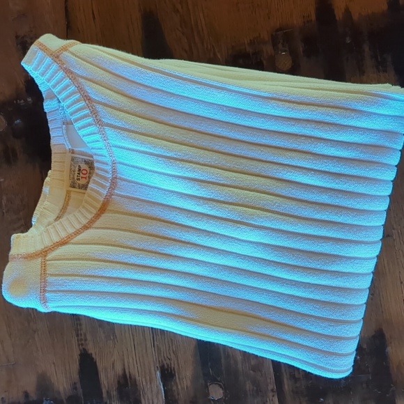 Stamp 10 Men's Cotton Ribbed Crewneck Sweater with Top-stitching. Sz M - Picture 12 of 12